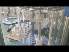 304 Edelstahl Labor Glasreaktor, Glas-Druckreaktor Mini Einzelschicht