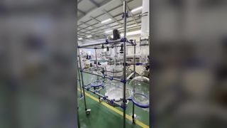 Laborglasreaktor für die chemische Synthese