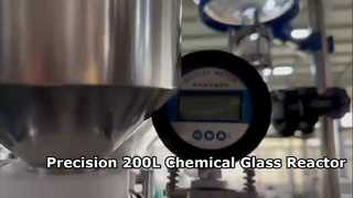150L 200L ummantelter Glasreaktor für die chemische Synthese