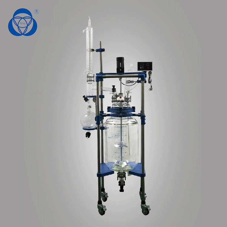 Pharmaceutical High Pressure Glass Reactor Explosion Proof Design Smooth Operation